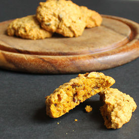 Pumpkin Hazelnut Oat Biscuits