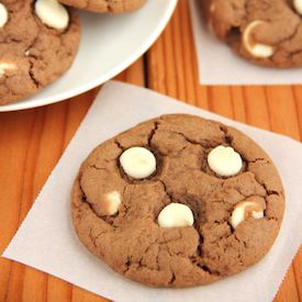 White Chocolate Nutella Cookies