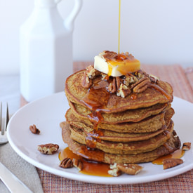 Pumpkin Oatmeal Pancakes