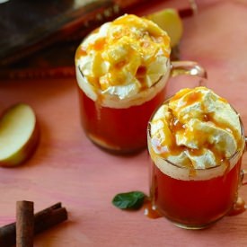 Quick Salted Caramel Apple Cider