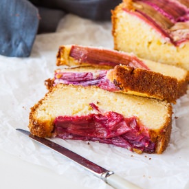 Rhubarb & Orange Blossom Cake