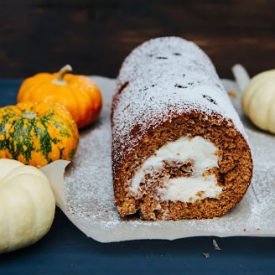 Pumpkin & Cream Cheese Roulade