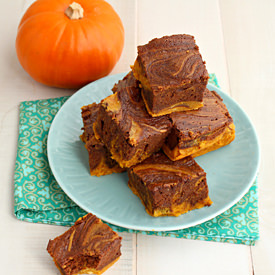 Nutella Pumpkin Cheesecake Bars