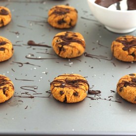 Almond Pumpkin Choc Chip Cookies