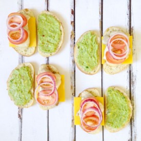 Chicken Avocado Garlic Sandwich
