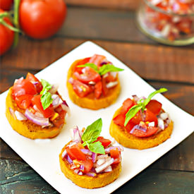 Sweet Potato Bruschetta