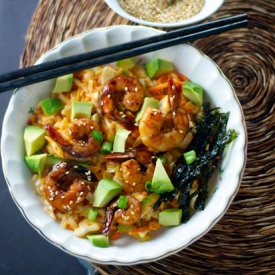 Wasabi Shrimp Hand Roll Bowl