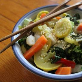 Sesame Asian Veggie Steam