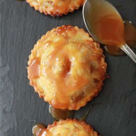 Caramel Sea Salt Mini Apple Pies