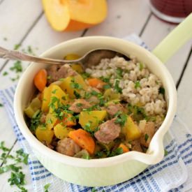 Pork Stew with Pumpkin