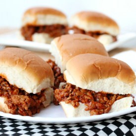 Ground Turkey Sloppy Joe Sliders