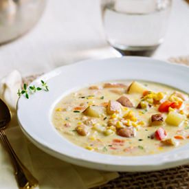 Corn and White Bean Chowder