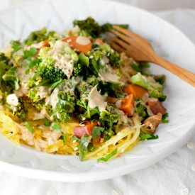 Thai Peanut Spaghetti Squash Veggie