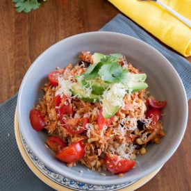 Slowcooker Chicken Taco Bowls