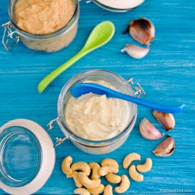Vegan Roasted Garlic Cashew Aioli