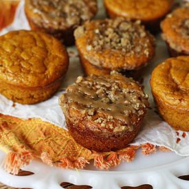 Pumpkin Mini Cakes w/ Streusel