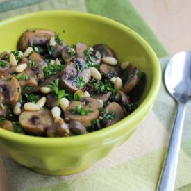 Roasted Mushrooms with Parsley