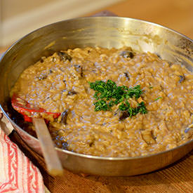 Mushroom Pumpkin Risotto