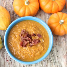 Pumpkin Soup with Bacon
