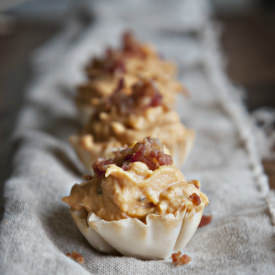 Savory Creamy Pumpkin Cups