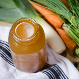Homemade Roasted Vegetable Stock