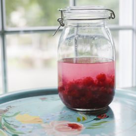 DIY Raspberry Infused Vodka