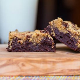 Peanut Butter Swirled Brownies