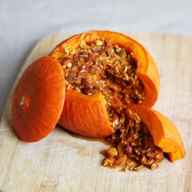 Stuffed and Baked Pumpkin