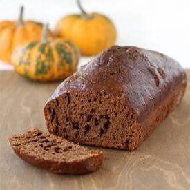 Chocolate Pumpkin Loaf Cake