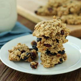 Triple Berry Oatmeal Cookies