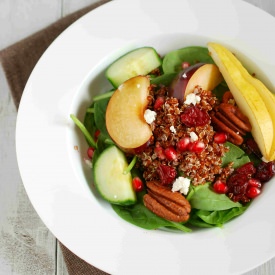 Fall Salad with Pom Vinaigrette