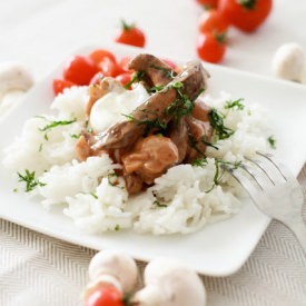 Beef Heart Cooked Strogonoff Way