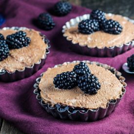 Chocolate Blackberry Tartlets