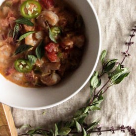 Coconut and Shrimp Stew
