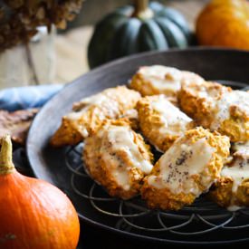 Pumpkin Cookies with Ginger-Topping