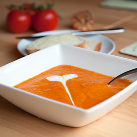 Roast Tomato and Garlic Soup