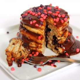 Halloween Candy Dessert Pancakes