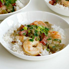 Prawn, Okra and Chorizo Gumbo