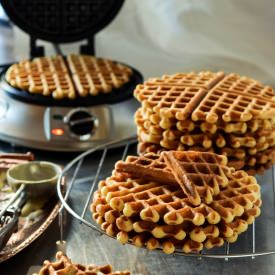 Brown Butter Yeasted Waffles