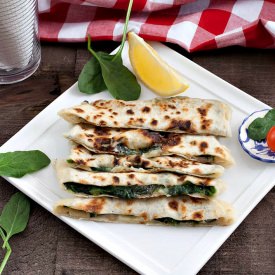 Spinach and Feta Gozleme
