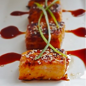 Grilled Spicy Sesame Salmon