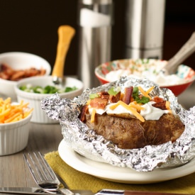 Crock Pot Baked Potatoes