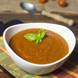 Homemade Tomato Basil Bisque
