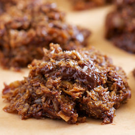 Chocolate Caramel No-Bake Cookies