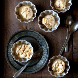 Roasted Banana Ice Cream