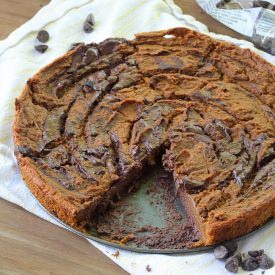 Marbled Chocolate Pumpkin Pie