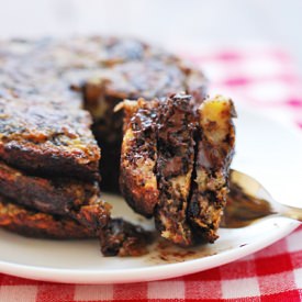 Baked Banana Pancakes
