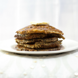 Hazelnut Maple Poppy Seed Corn Cakes