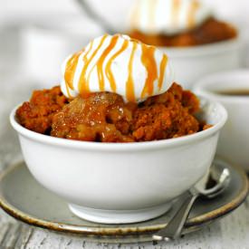 Slow Cooker Pumpkin Cobbler