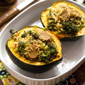 Quinoa Stuffed Acorn Squash